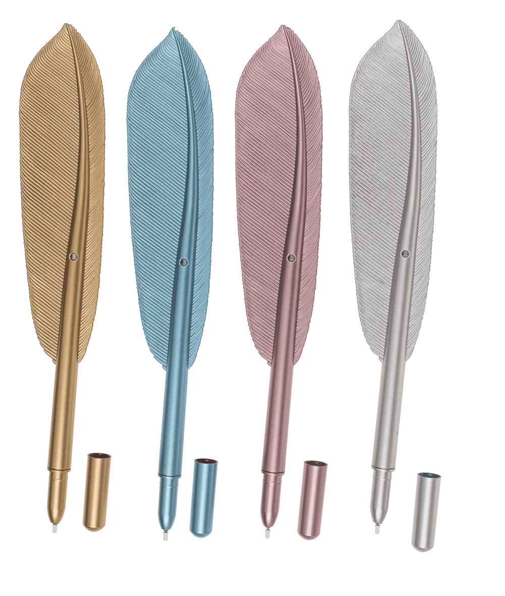 Pen, Feather, approx. 21 cm,