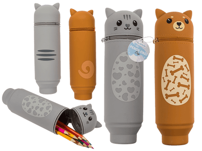 Pencil case, Dog & Cat,