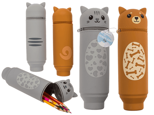 Pencil case, Dog & Cat,