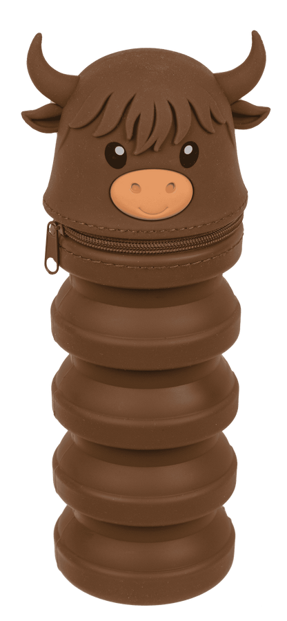 Pop-up pencil case, Highland Cow,