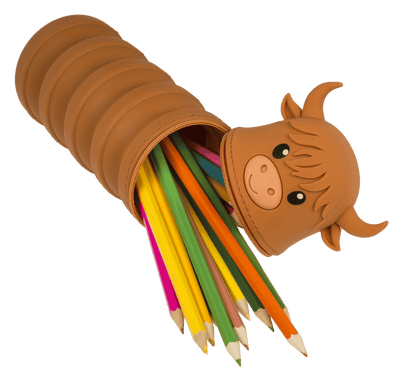 Pop-up pencil case, Highland Cow,