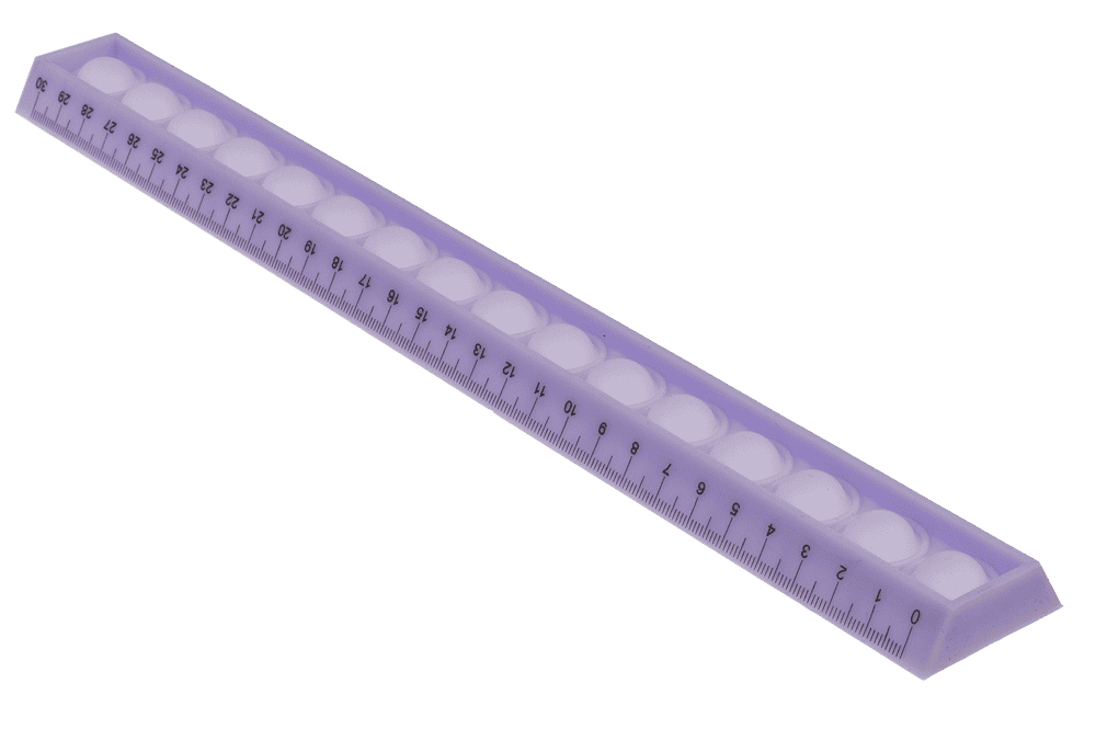 Silicone ruler, 31,5 cm,