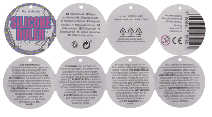 Silicone ruler, 31,5 cm,