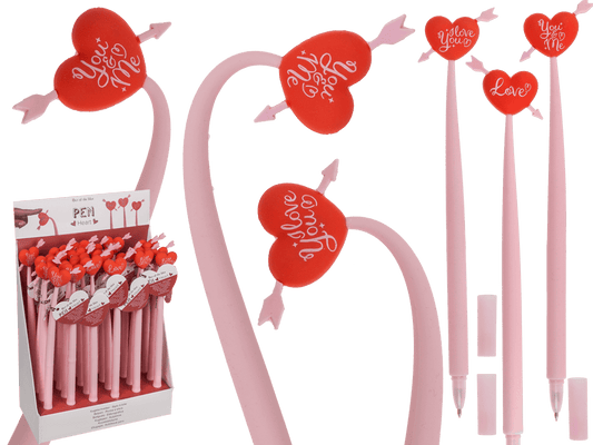 Pen, Heart, approx. 23 cm,