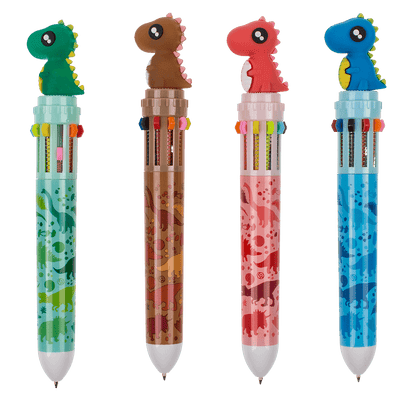 Ball Pen with 10 coloured cartridges,