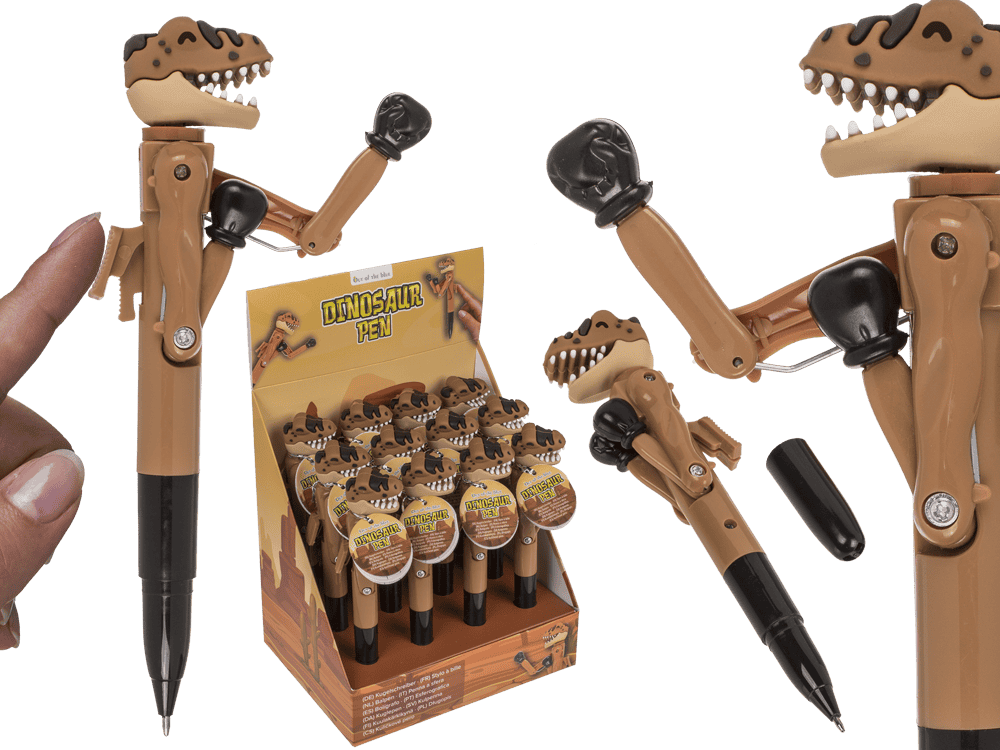 Pen, Boxing Dinosaur,