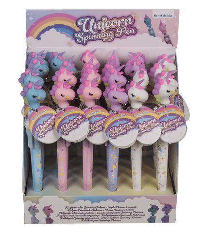 Pen, Spinning Unicorn, approx. 19 cm,