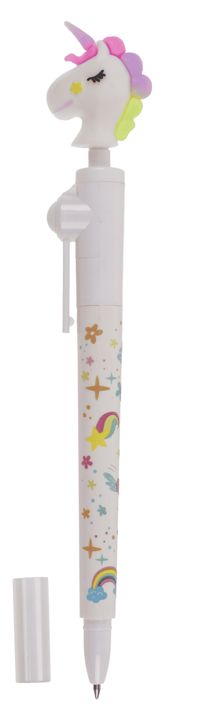 Pen, Spinning Unicorn, approx. 19 cm,