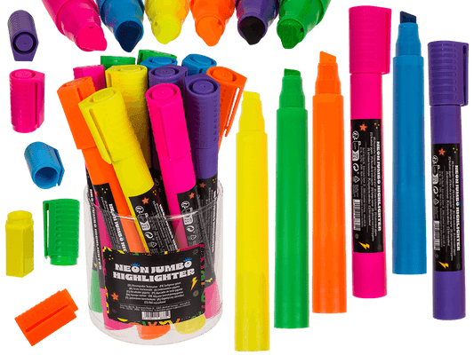 Jumbo highlighter, Neon,