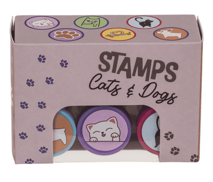 Stamps, Cats and Dogs, 2,5 cm.