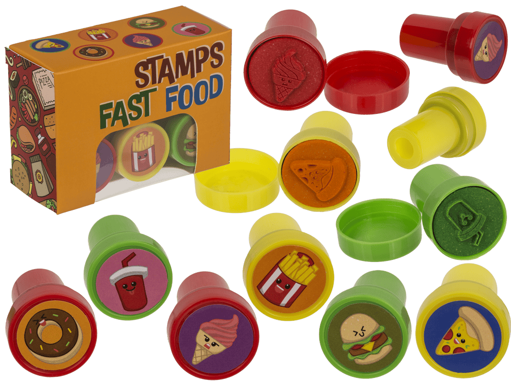 Stamps, Fast Food, 2,5 cm.