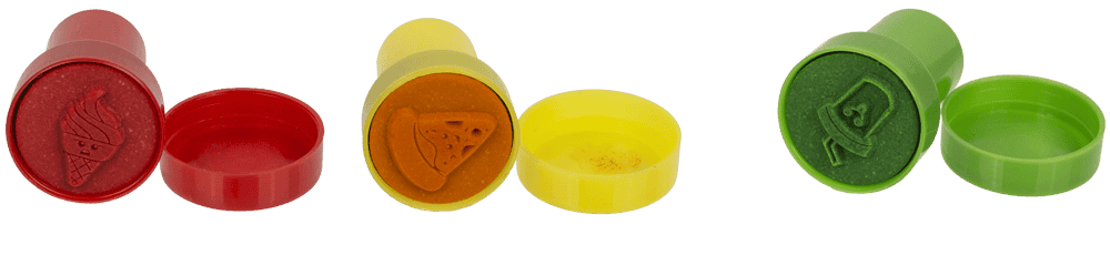 Stamps, Fast Food, 2,5 cm.