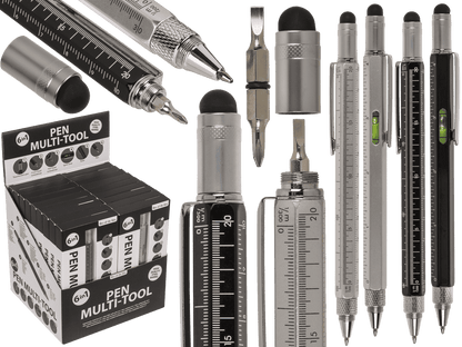 Pen, Multi-Tool, 6 in 1, 15 x 1,5 cm,