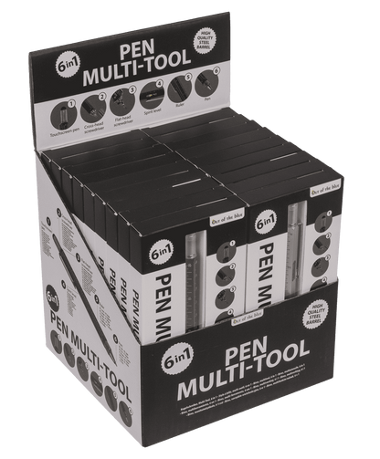 Pen, Multi-Tool, 6 in 1, 15 x 1,5 cm,