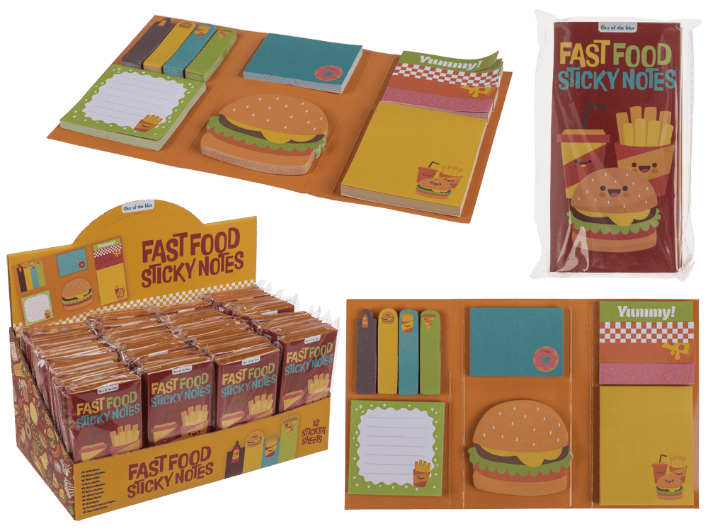 Sticky notes, Fast Food,