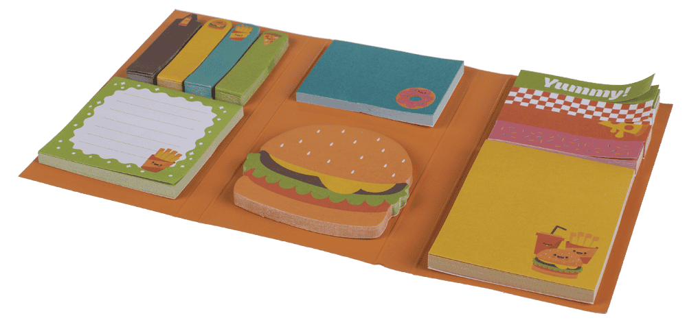 Sticky notes, Fast Food,