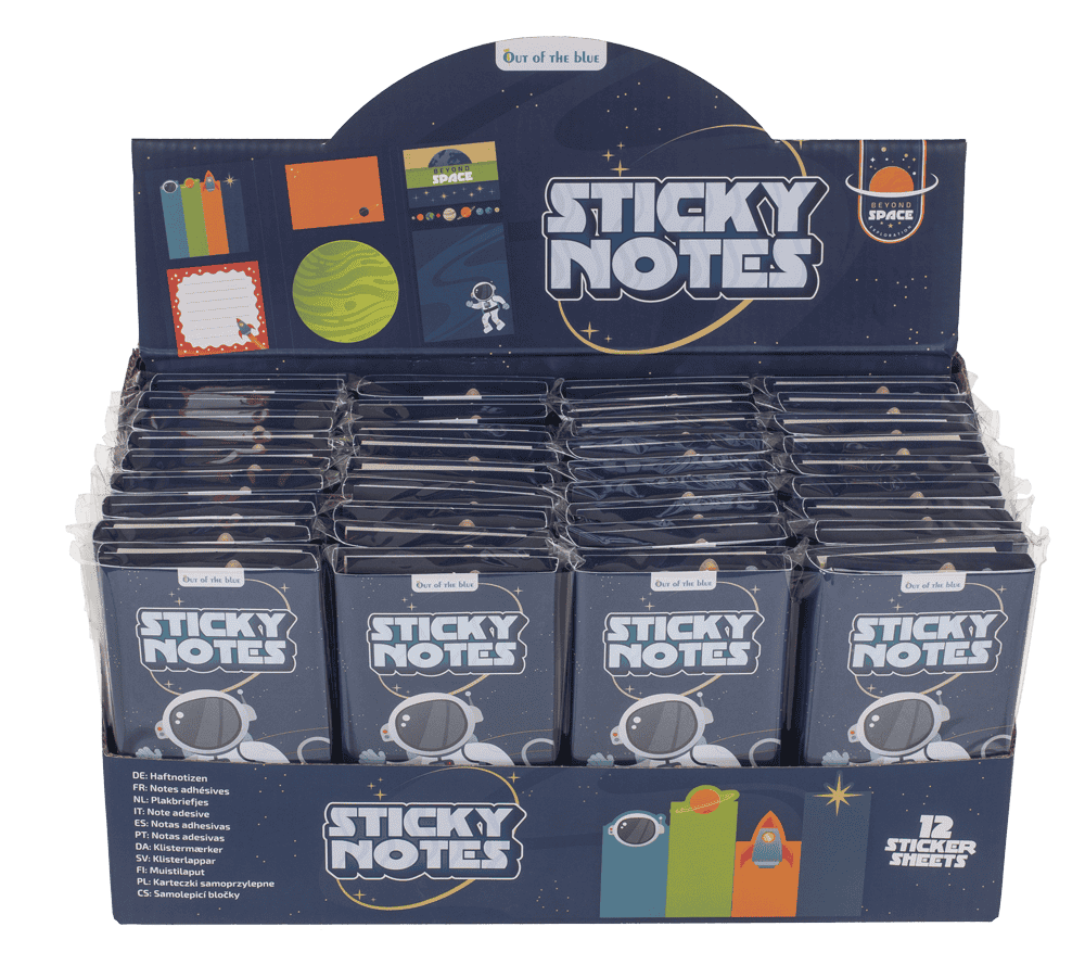 Sticky notes, Space,