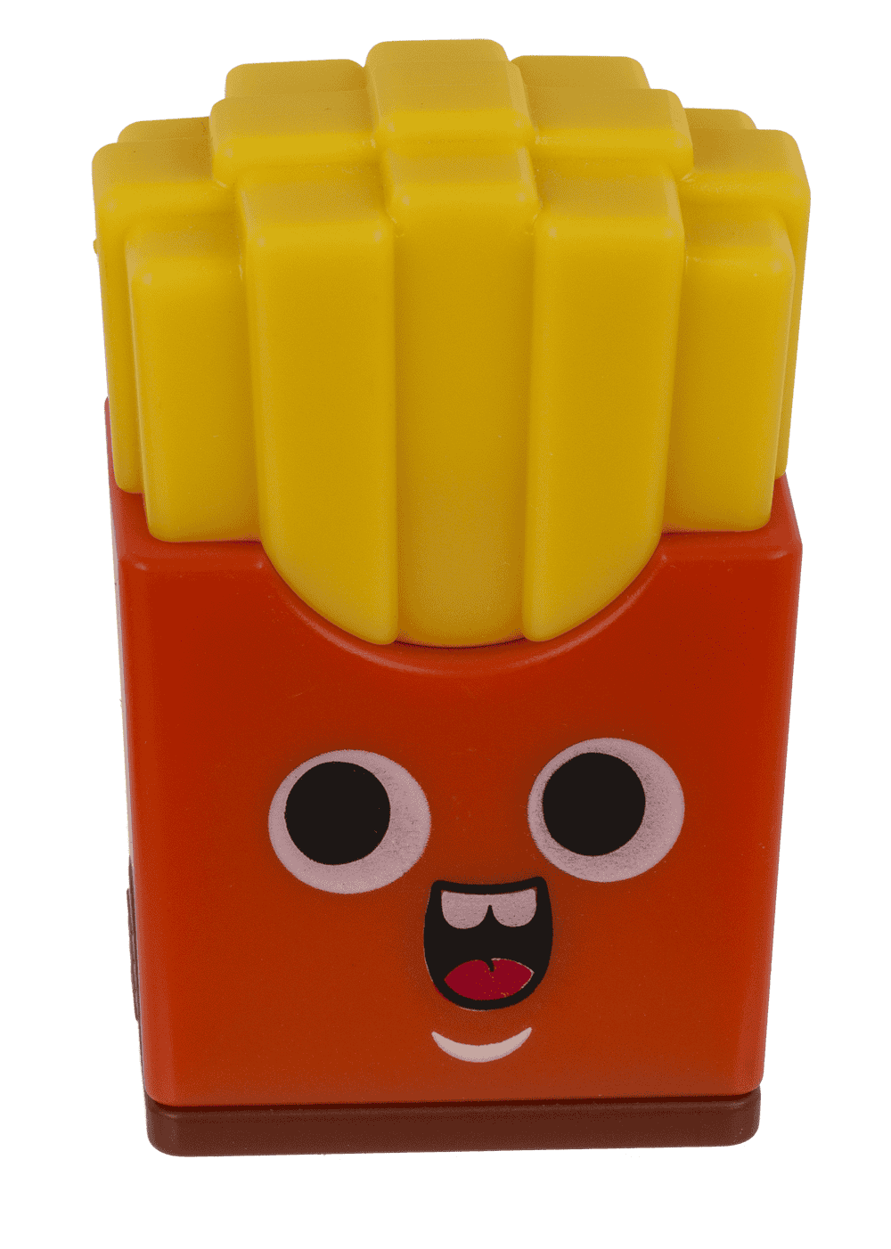 Eraser and double pencil sharpener, "Fries"