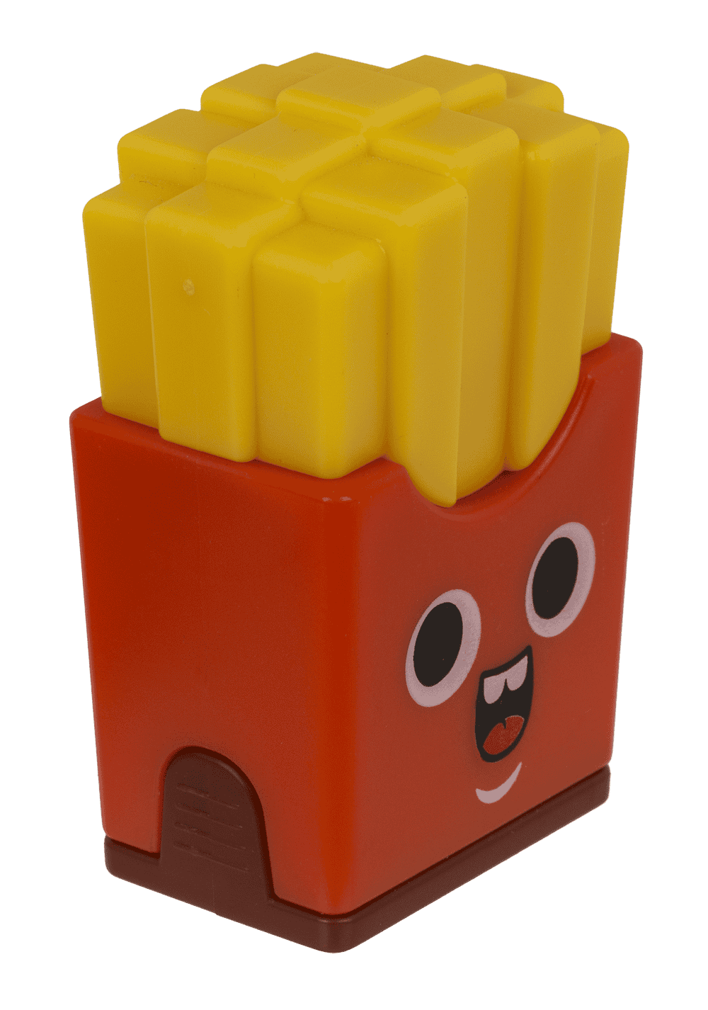 Eraser and double pencil sharpener, "Fries"