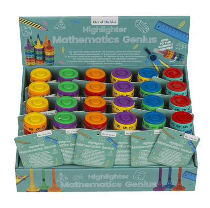 Highlighter, Mathematics Genius, 10,5 x 3 cm,