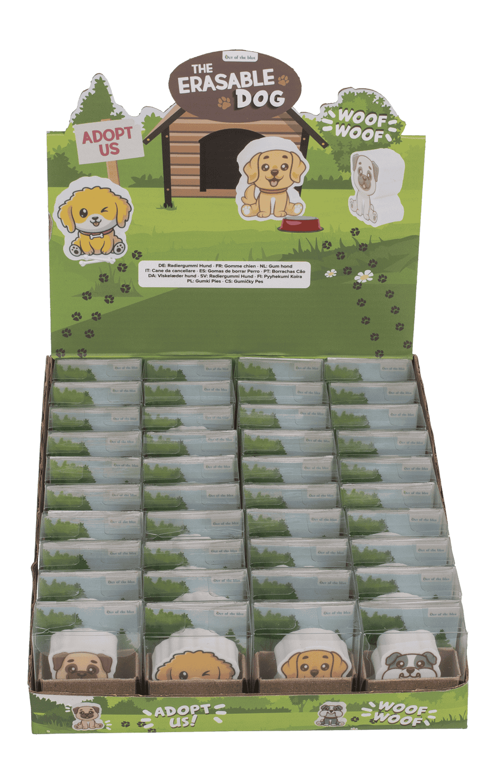 Eraser, Dog, approx. 4,2 x 2,3 cm,