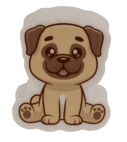Eraser, Dog, approx. 4,2 x 2,3 cm,