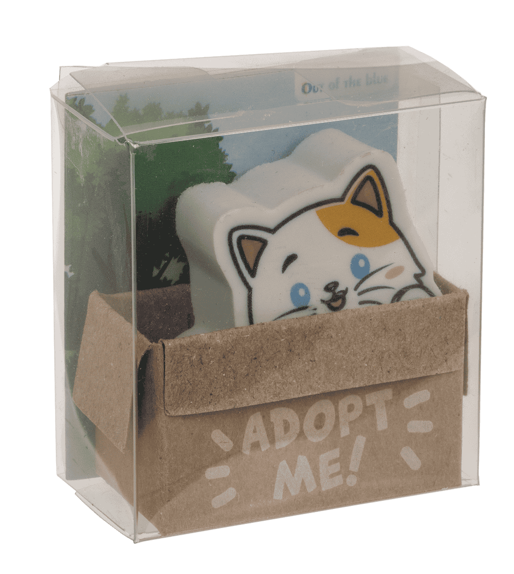 Eraser, Cat, approx. 4,2 x 2,3 cm,
