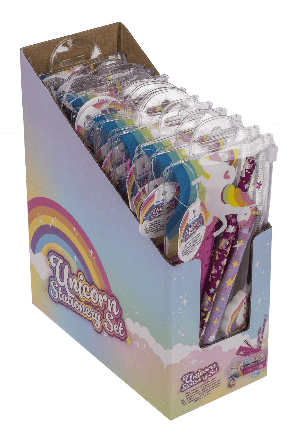 Stationery Set, Unicorn, set of 6,