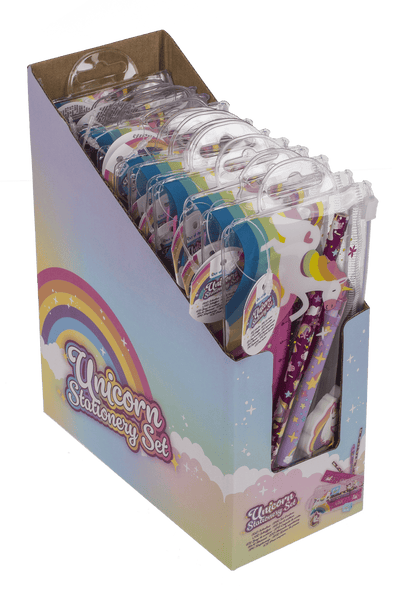 Stationery Set, Unicorn, set of 6,