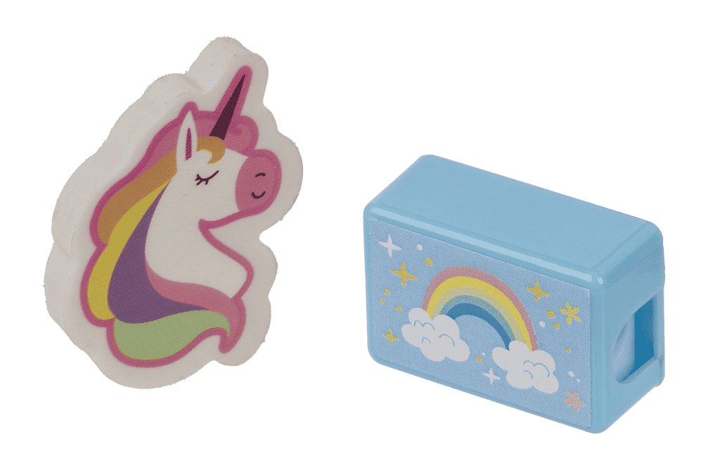 Stationery Set, Unicorn, set of 6,