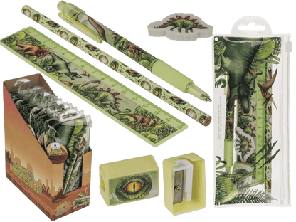 Stationery Set, Dinosaur,