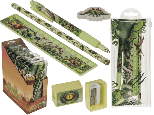 Stationery Set, Dinosaur,