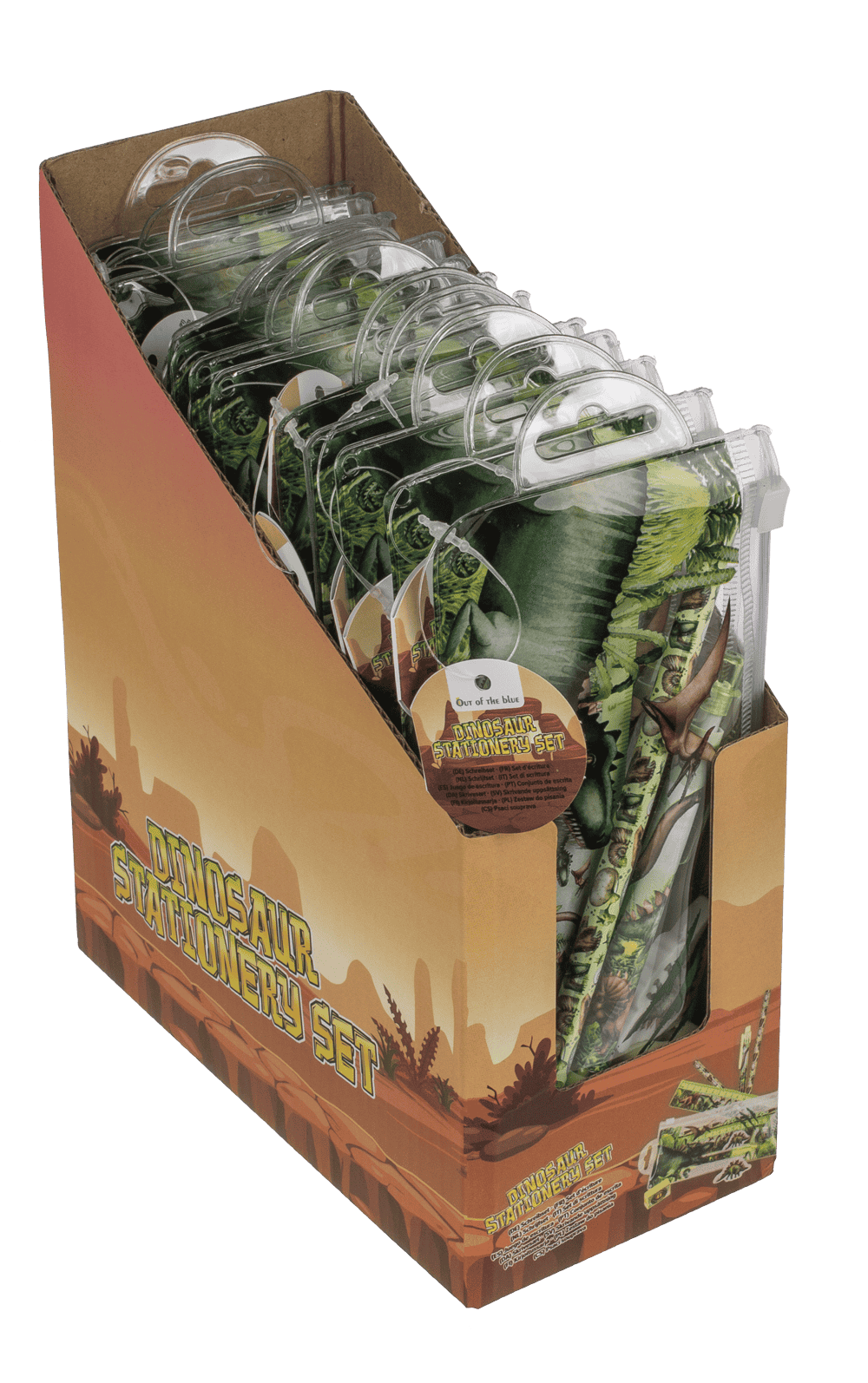 Stationery Set, Dinosaur, set of 6,