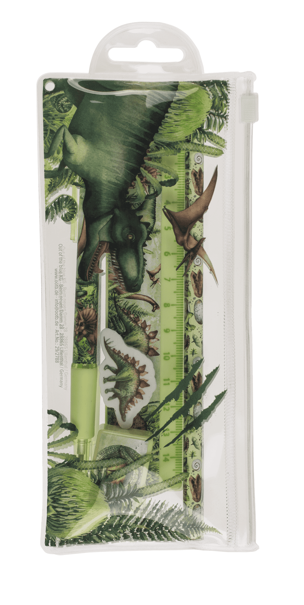 Stationery Set, Dinosaur, set of 6,