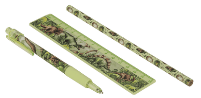 Stationery Set, Dinosaur, set of 6,