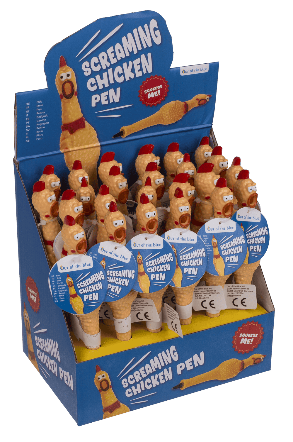 Pen, Screaming Chicken, 18,5 cm,