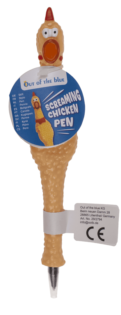 Pen, Screaming Chicken, 18,5 cm,