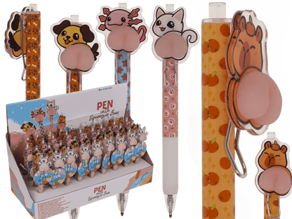 Pen with Bum, 14 cm,