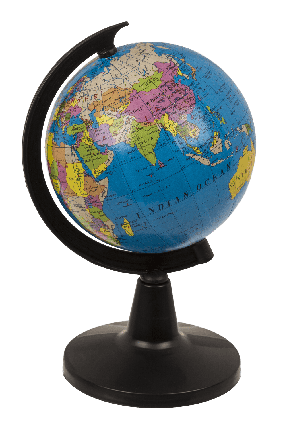 Globe, D: 8,5 cm, made of paper,