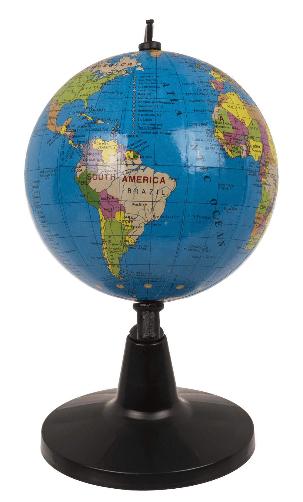 Globe, D: 8,5 cm, made of paper,