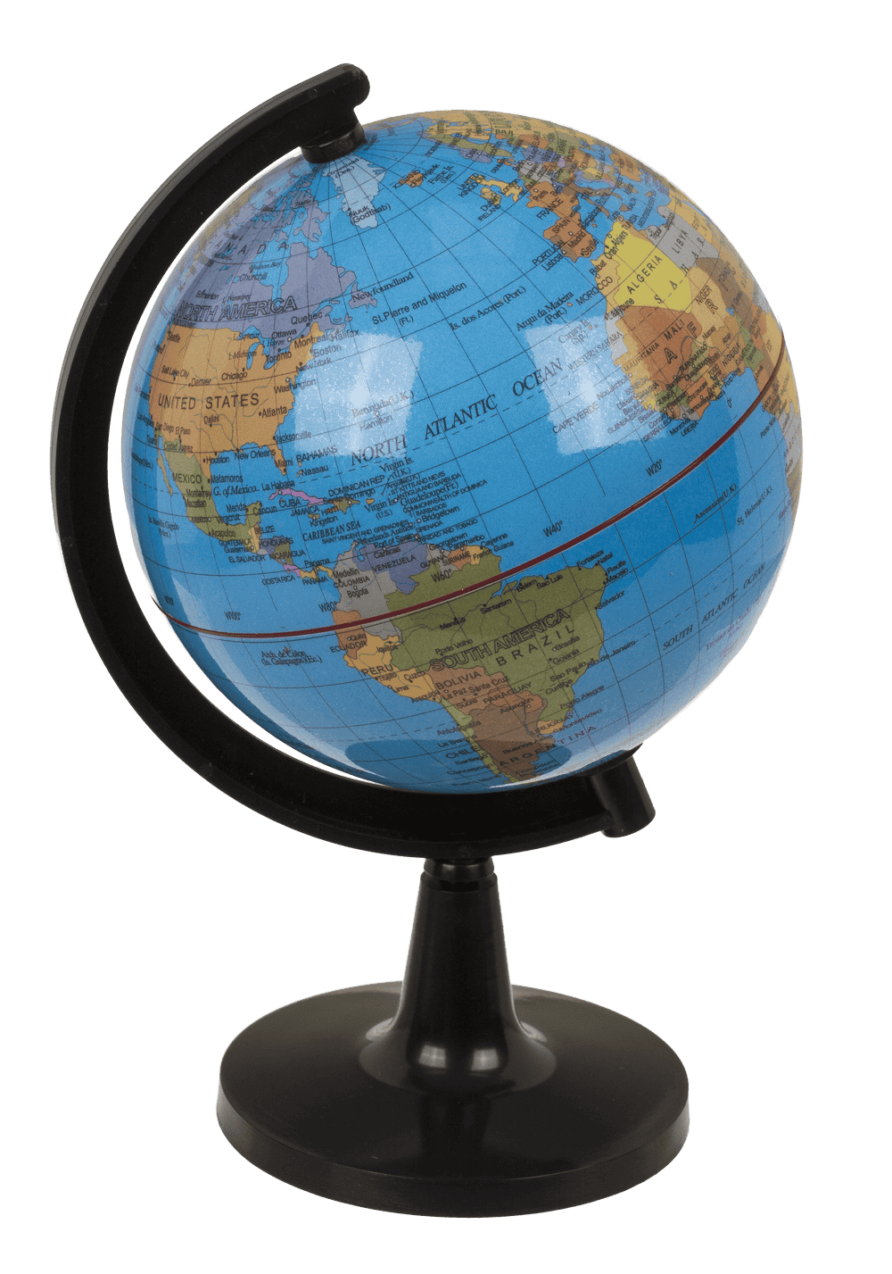Globe, D: 10,5 cm, Plastic,