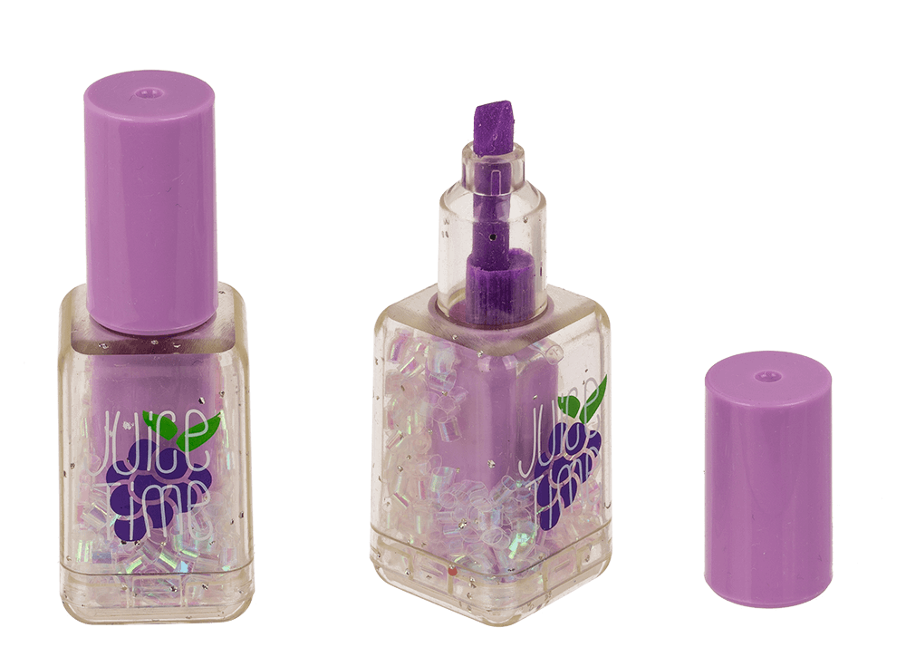 Highlighter, Glitter, ca. 2,3 x 7 cm,