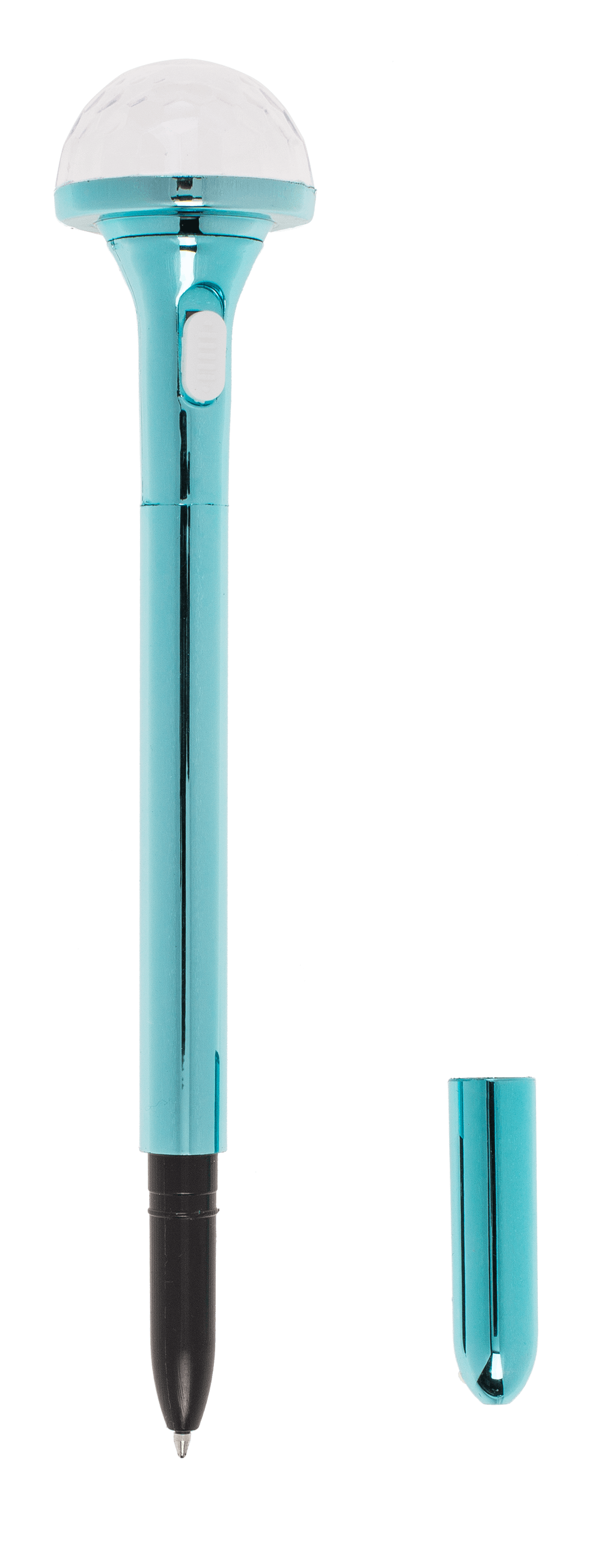 Pen, Disco ball, with LED (incl. batteries)
