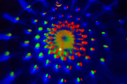 Pen, Disco ball, with LED (incl. batteries)