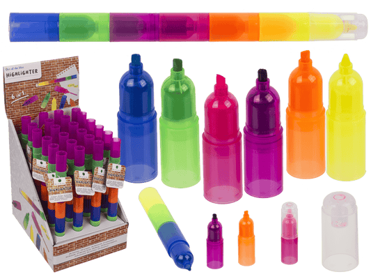 Highlighter, 6 in 1,