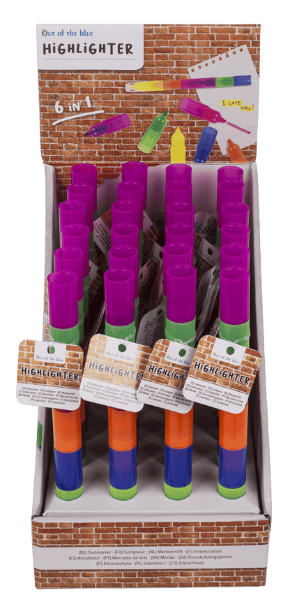 Highlighter, 6 in 1,