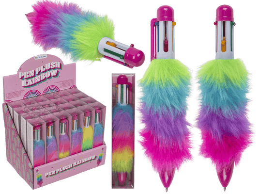 Pen, Plush Rainbow,
