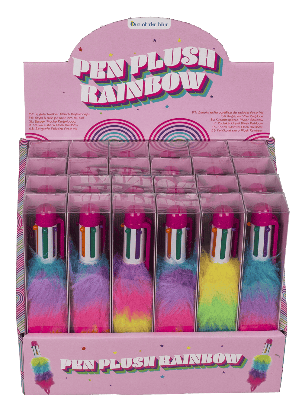 Pen, Plush Rainbow,