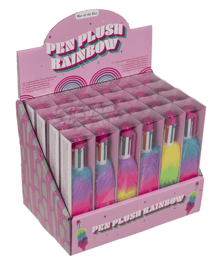 Pen, Plush Rainbow,