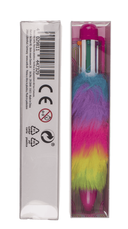 Pen, Plush Rainbow,